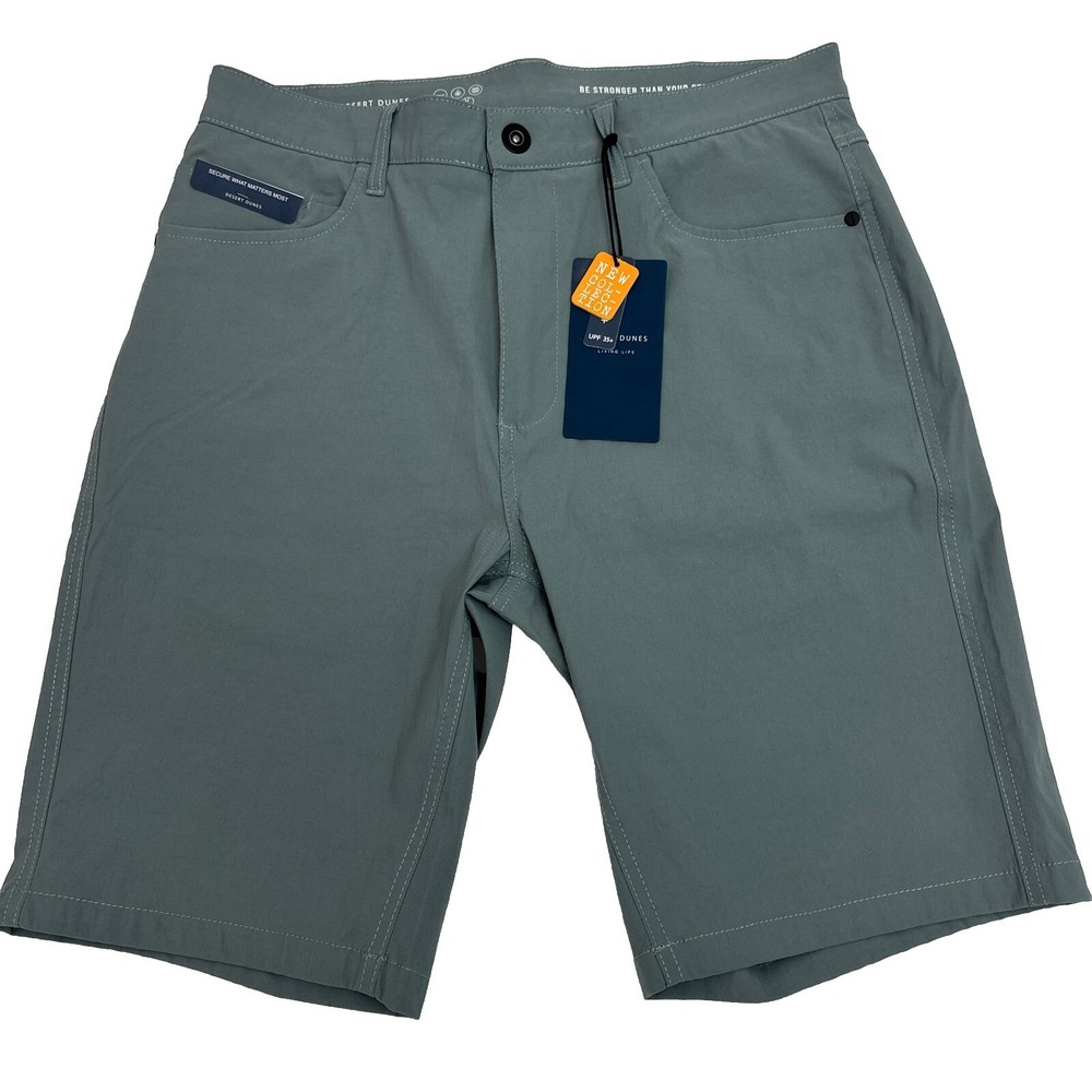 Desert Dunes Men's Shorts Nylon Stretch UPF 35+ /Water Resistant,color Trooper30
